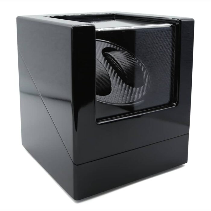 2 Slot Tuxedo Black Automatic Watch Winder