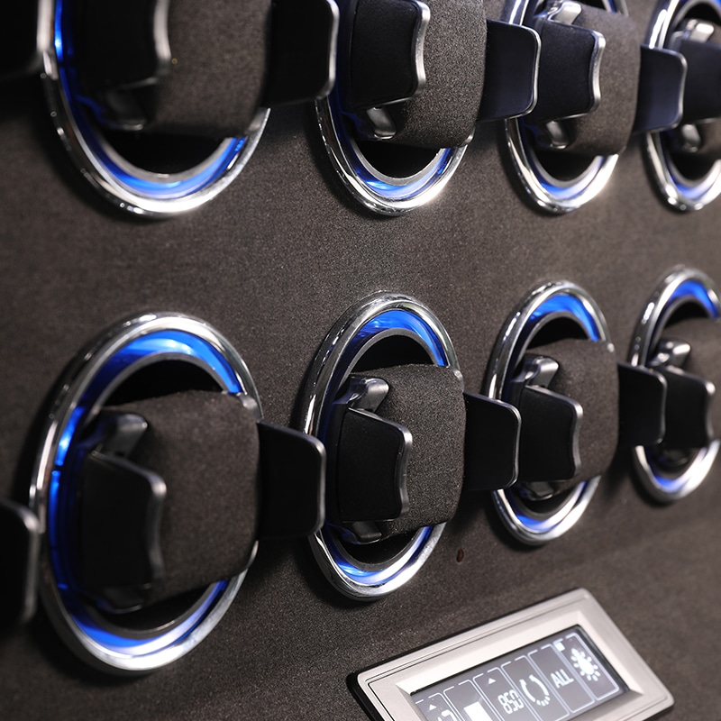4 Slot CronoGuard Watch Winder - Black