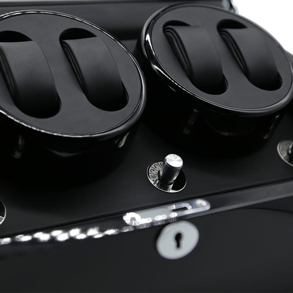 6-Slot Tuxedo Black Automatic Watch Winder