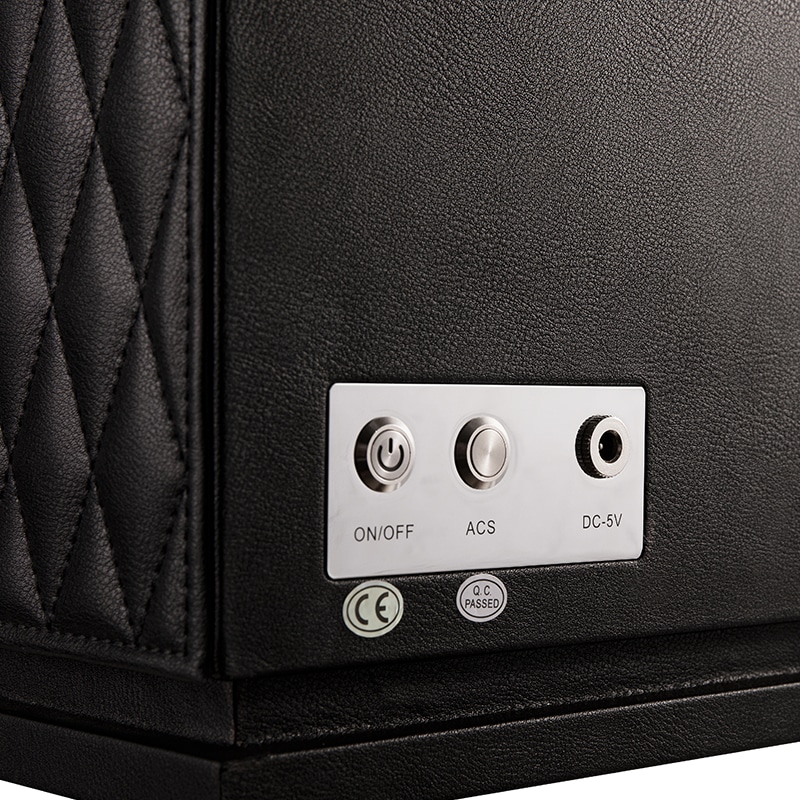 3 Slot CronoGuard Watch Winder - Black