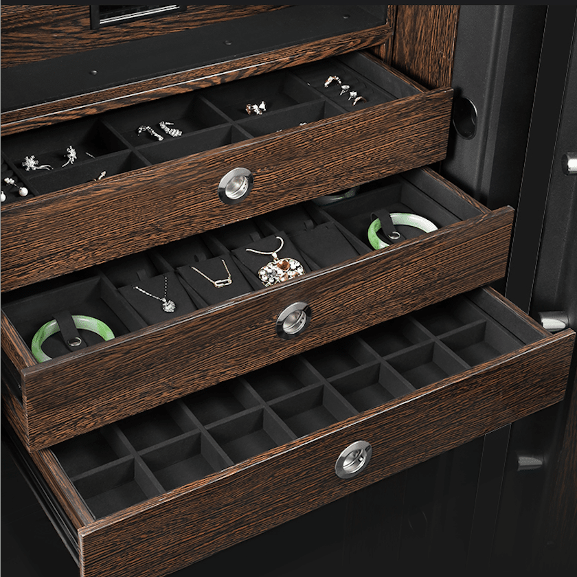 Walnut Westhill Elite Watch Safe - L