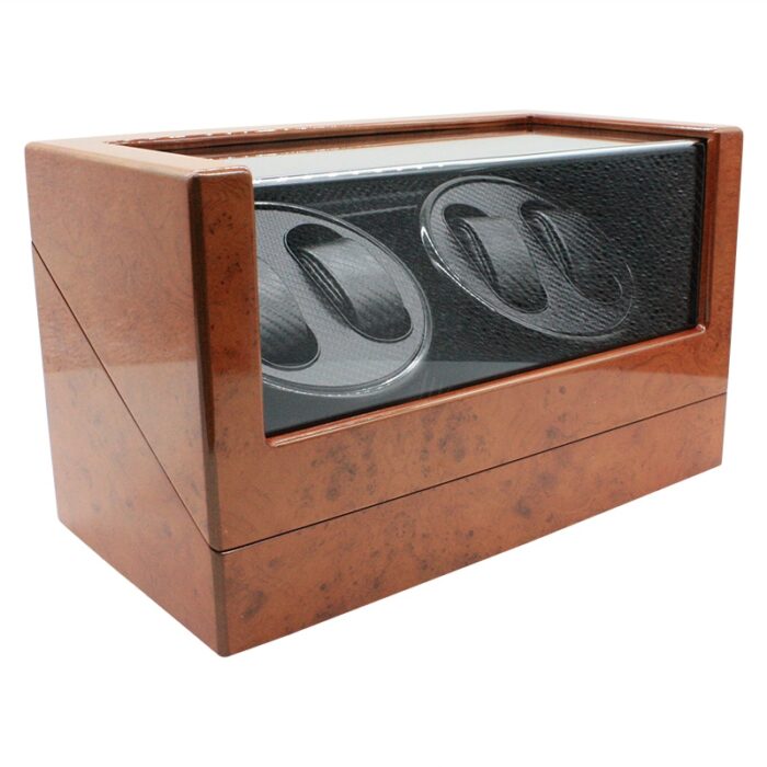 4 Slot Satinwood Watch Winder