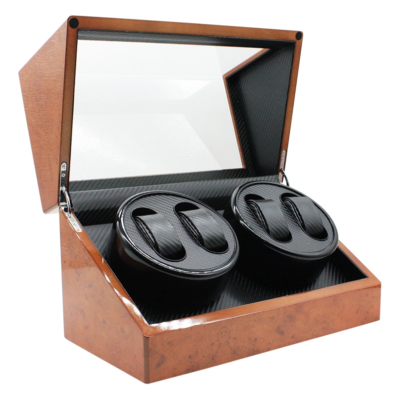 4 Slot Walnut Watch Winder