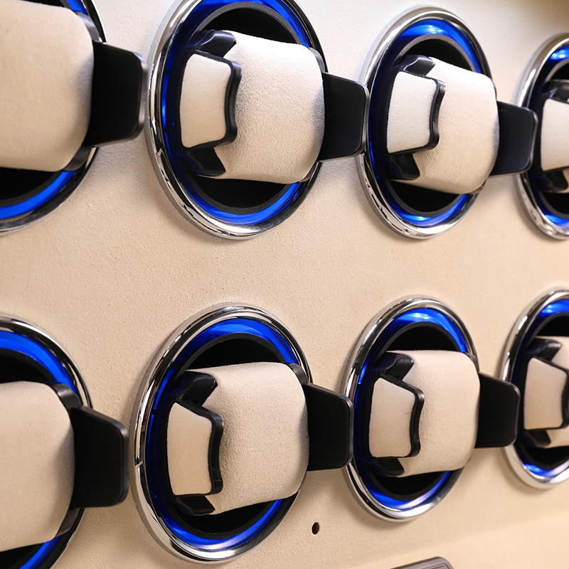 12 Slot CronoGuard Watch Winder - Olive