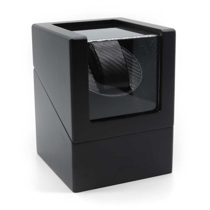 Black Carbon Fibre Automatic Watch Winder